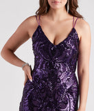 Tabetha Formal Sequin Strappy Mermaid Dress