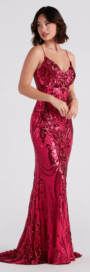Elliana Formal Sequin Mermaid Dress