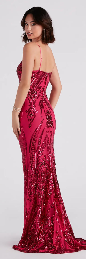 Elliana Formal Sequin Mermaid Dress | Windsor Elliana Formal Sequin Mermaid Dress | Windsor