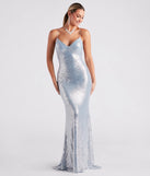 Torrie Formal Sequin Strappy Mermaid Dress