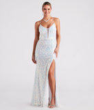 Adeline Formal Sequin Strappy Mermaid Dress