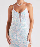 Adeline Formal Sequin Strappy Mermaid Dress
