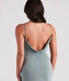 Devon Formal Cowl Back Long Dress