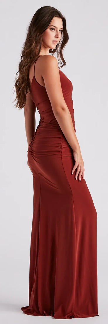 Paige Formal Ruched Mermaid Dress