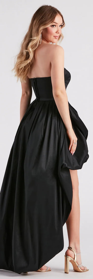 Faith Formal Taffeta High-Low Dress