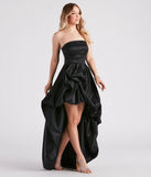 Faith Formal Taffeta High-Low Dress