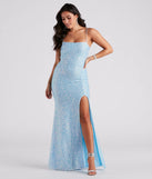 Jackie Formal Sequin Open Back Dress