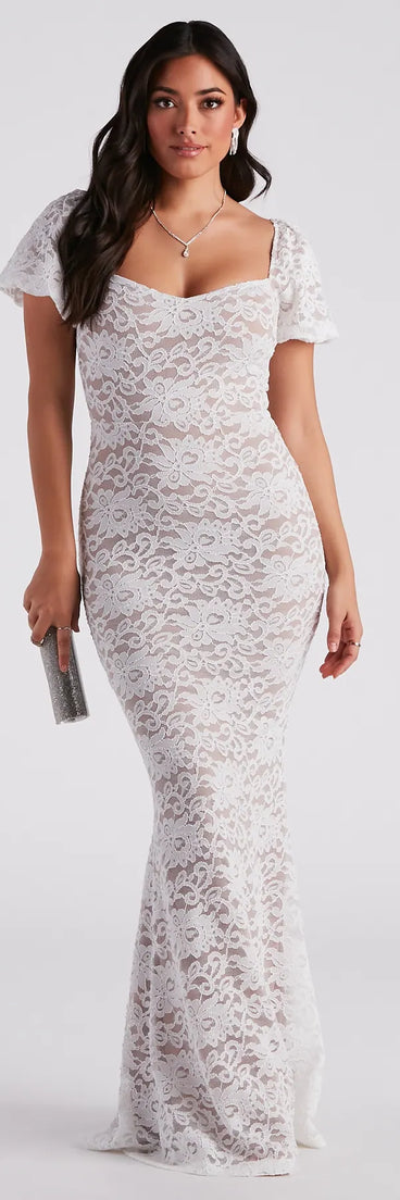 Joselyn Formal Lace Mermaid Long Dress