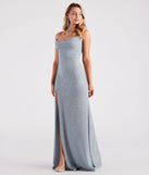 Malinda Formal Glitter A-Line Dress