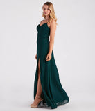 Bella Formal Chiffon A-Line Long Dress