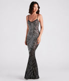 Drew Formal Rhinestone Mermaid Dress