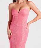 Frankie Formal Sequin Bustier Dress