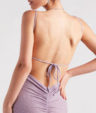 The Irene Formal Backless Glitter Mermaid Dress is a lavender holiday dress with a festive style, crafted from luxe fabrics and with unique design accents, a perfect pick as your holiday party dress.