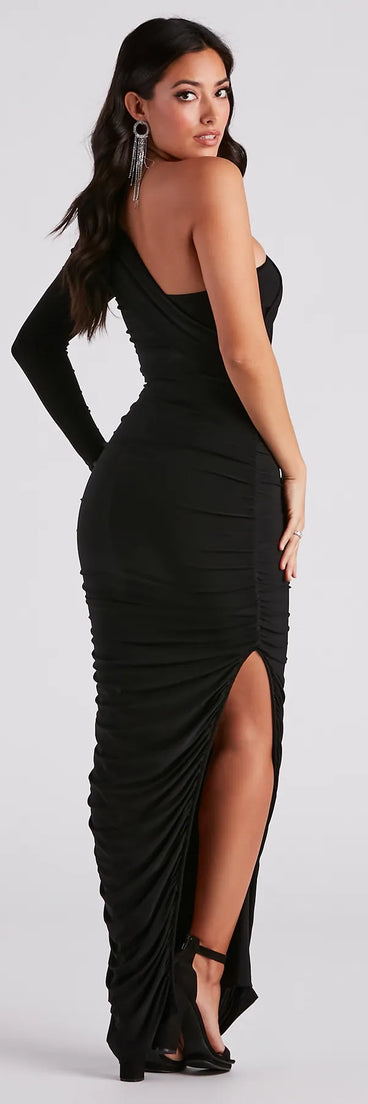 Teressa Formal Ruche Long Dress