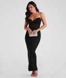 Arielle Rhinestone Strap Formal Dress