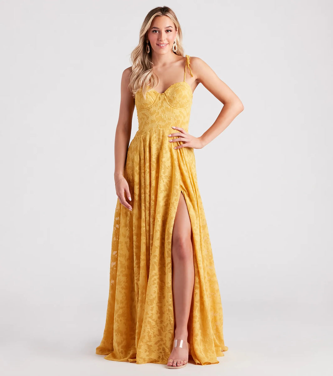 Madelyn Formal Chiffon A-Line Dress & Windsor