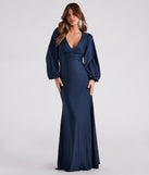 Avalynn Formal Long Sleeve Mermaid Dress