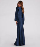 Avalynn Formal Long Sleeve Mermaid Dress