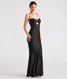 Faye Rhinestone Lace-Up Mermaid Dress