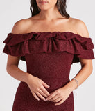 Whether it's the color or silhouette of the Halsey Formal Glitter Ruffled Mermaid Dress, this wine bridesmaid dress is a gorgeous pick for a maid-of-honor or to create a bridal party look ready to celebrate!