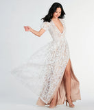 Kassidy Formal Flocked Velvet Dress
