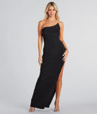 Lizbeth Formal Rhinestone Strap Long Dress