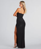 Lizbeth Formal Rhinestone Strap Long Dress