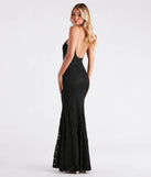 Joan Formal Lace Low Back Mermaid Dress