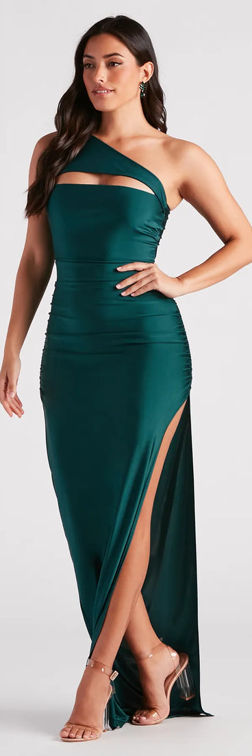 Muriel Formal One Shoulder Long Dress