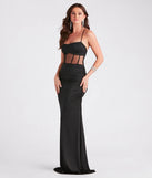 Turn heads at Prom 2025 in this black prom dress, where statement-making details meet the iconic style of the Allie Formal Corset Mermaid Dress .