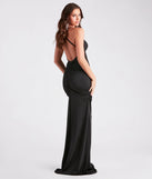 Celebrate in style with the Allie Formal Corset Mermaid Dress, a black formal wedding guest dress featuring an elegant silhouette and luxe details, perfect for a black-tie celebration.