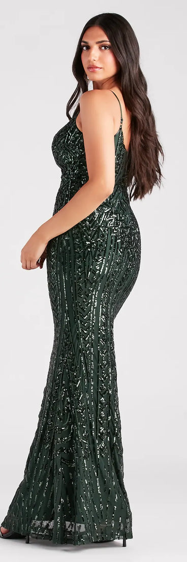 Own every entrance in the Lyndia Formal Boho Sequin Mermaid Dress, a hunter green party dress perfect for milestone birthdays and grad parties, or dancing through autumn nights and unforgettable bachelorette celebrations.