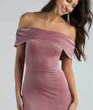 Jane Formal Velvet Off-The-Shoulder Dress