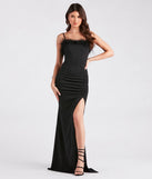 Turn heads at Prom 2025 in this black prom dress, where statement-making details meet the iconic style of the Lara Marabou Feather Crepe Mermaid Dress .