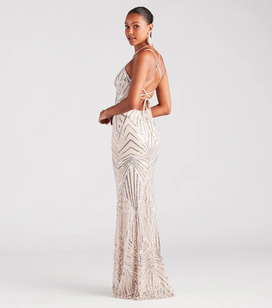 Ada Sequin Stylish Mermaid Dress
