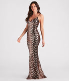 Jianna Formal Sleeveless Sequin Mermaid Dress