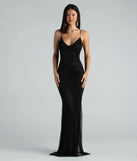 Izzy Formal Mesh Beaded Mermaid Long Dress