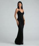 Izzy Formal Mesh Beaded Mermaid Long Dress