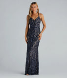 Karissa Formal Sequin Strappy Mermaid Dress