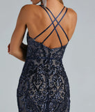 Karissa Formal Sequin Strappy Mermaid Dress