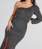 Sierra Formal Glitter Long Sleeve Mermaid Dress
