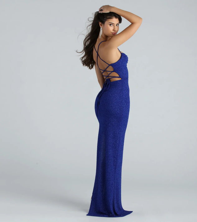 chinese dress ladies Gloria Formal Glitter Long Dress