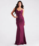 Jordan Formal Strappy Back Ruched Mermaid Dress