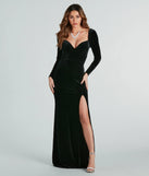Avril Formal Velvet Mermaid Long Dress