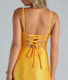 Haper Formal Lace-Up Mermaid Long Dress