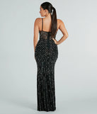 Hartley Formal Faux Pearl Rhinestone Long Dress