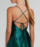 Whether it's the color or silhouette of the Tabitha Lace Up A-Line Satin Formal Dress, this bridesmaid dress is a gorgeous pick for a maid-of-honor or to create a bridal party look ready to celebrate!