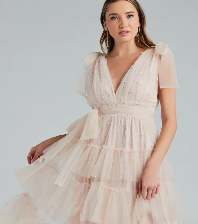 LeoArobe アローブ　Pearl Ruffle Dress Pearl Ruffle Dress BLACK | Arobe OFFICIAL ONLINE STORE