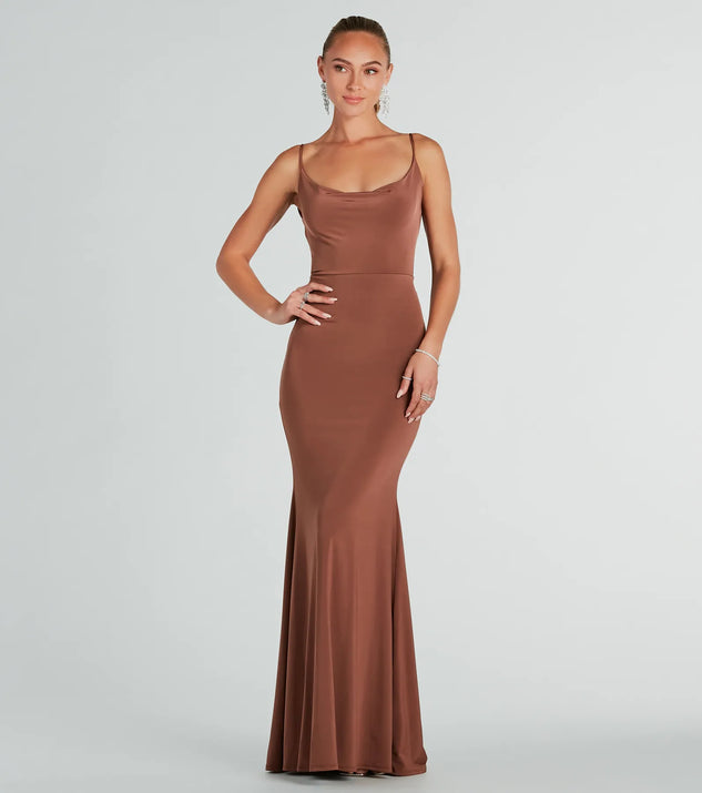 Anya Formal Strappy Open-Back Mermaid Dress | Windsor
