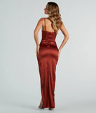 Emmaline Formal Satin Bustier Long Dress
